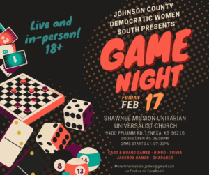 2023 JCDW South Game Night - LIVE AND IN PERSON at SMUUCH